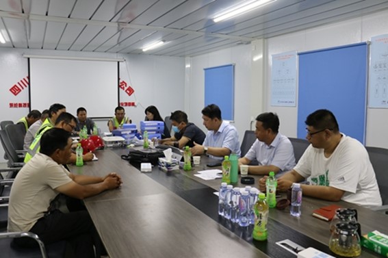 東綸科技檢查組赴天津新項(xiàng)目施工現(xiàn)場開展安全檢查